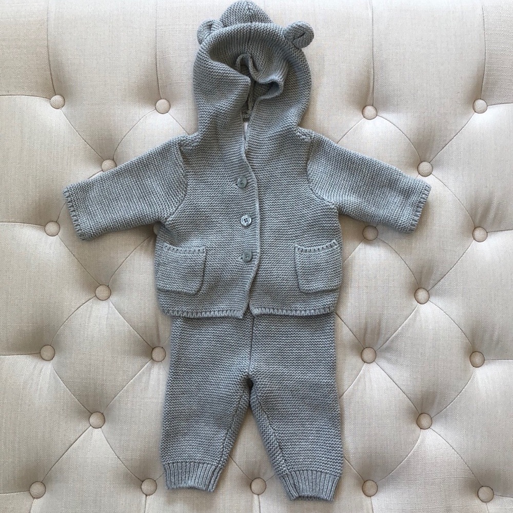 Baby Brennan Bear Sweater Set